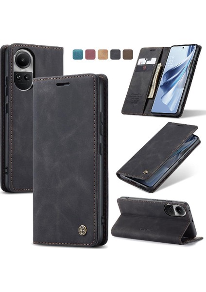 Oppo Oppo 10 5g Manyetik Kapatma Darbeye Vaka Kart Yuvası Için Flip Case (Yurt Dışından)