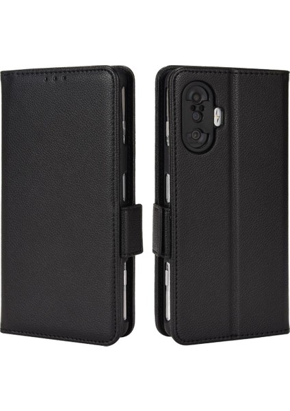 Xiaomi Redmi Için K40 Oyun Yan Toka Pu Deri Kart Yuvaları Tutucu (Yurt Dışından)