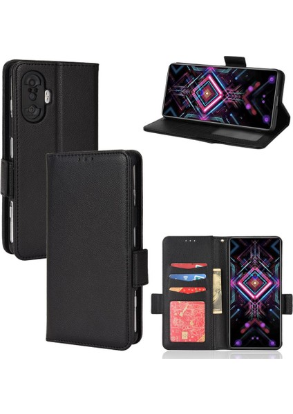 Xiaomi Redmi Için K40 Oyun Yan Toka Pu Deri Kart Yuvaları Tutucu (Yurt Dışından) modelleri