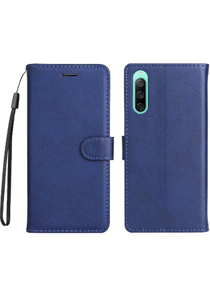 Kart Yuvası ile Sony Xperia 10 Iv Için Flip Case Iş Cüzdan Telefon Kılıfı (Yurt Dışından)