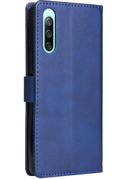 Kart Yuvası ile Sony Xperia 10 Iv Için Flip Case Iş Cüzdan Telefon Kılıfı (Yurt Dışından) indirimleri