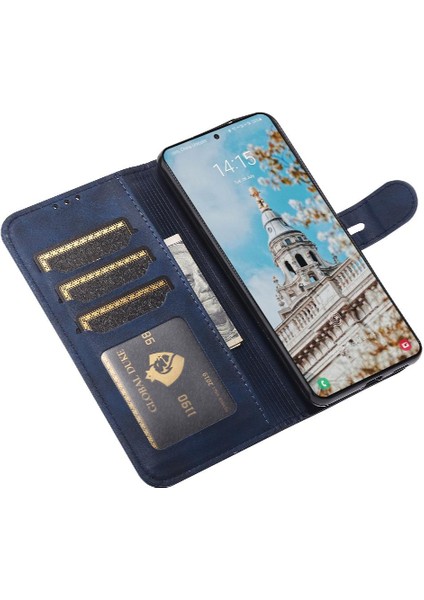 Samsung Galaxy S23 Manyetik Kapatma Için Cüzdan Durumda Tüm Yuvarlak Koruma (Yurt Dışından) modelleri
