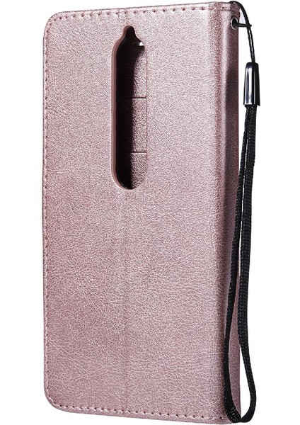 Kart Yuvası Iş ile Nokia 6 2018 Yüksek Kaliteli Deri Için Flip Case (Yurt Dışından)