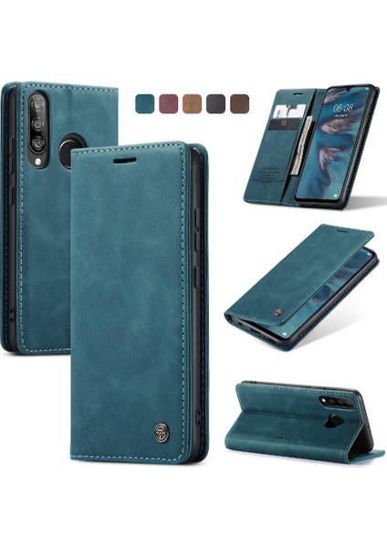 Huawei P30 Lite Durumda Kart Yuvası Için Flip Case Kickstand Flip Folio Kitap Pu (Yurt Dışından) fiyatları
