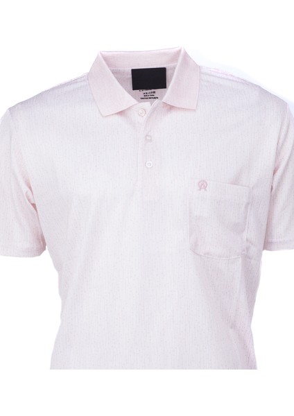 Erkek Pamuklu Merserize Kumaş T-Shirt Polo Yaka Kısa Kollu Nokta Desenli Tam Kalıp fiyatları