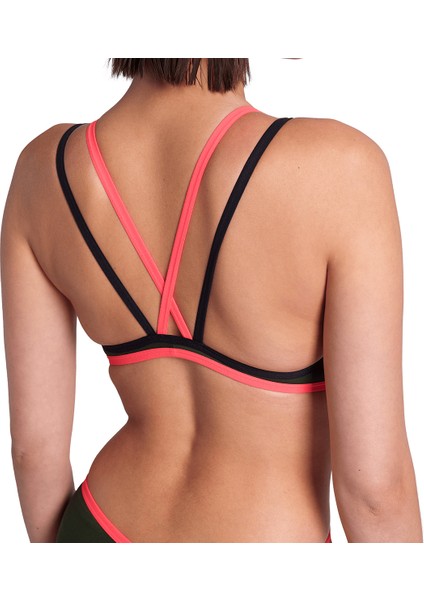 One Double Cross Back One Piece Kadın Yeşil Yüzücü Mayosu 004732355 indirimleri