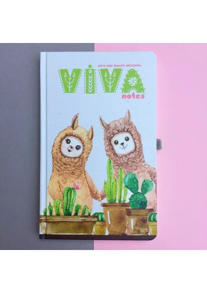 Viva Notes Sert Kapak 120 Yaprak Çizgili Defter 13X21