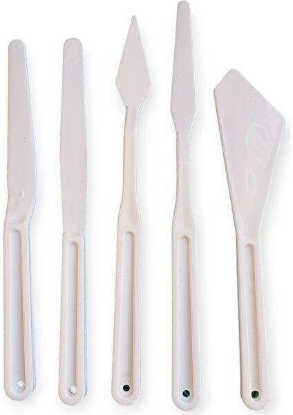 5 Parça Plastik Spatula Seti