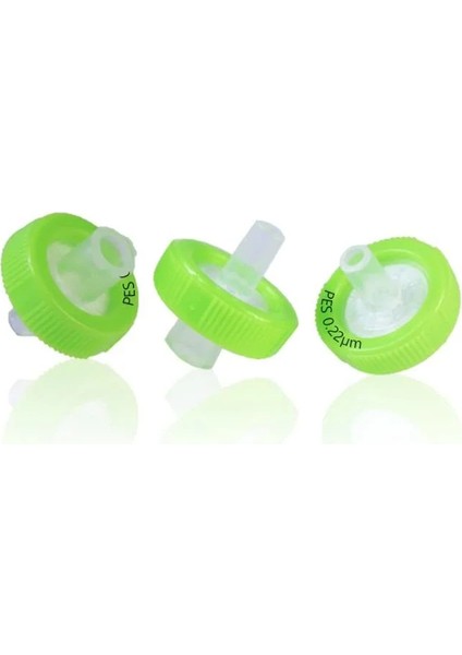 Polietersülfon Şırınga Filtre - Non Steril 0.22µm - Pes Syringe Filter - Yeşil - 100 Adet fiyatları