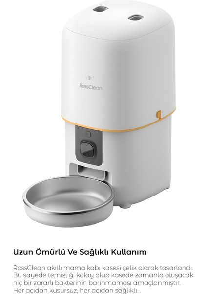 Pet Feeder 1080P Ayarlanabilir Kameralı - Wifili- Kedi Köpek Akıllı Mama Kabı fiyatları