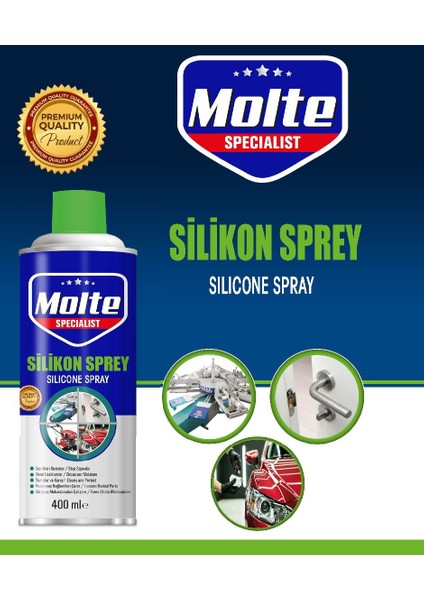 Molte Silikon Yağlama Sprey 400 ml