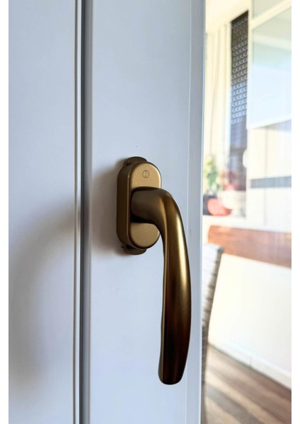 Çocuk Emniyet Kilitli Pimapen Pencere Kolu Kisi2 Bronz