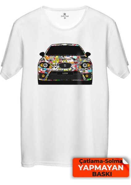 Çakılap Seat Leon Mk2 Baskılı T-Shirt Unisex Premium Kalite (Rgl-Otmbl-Seat)