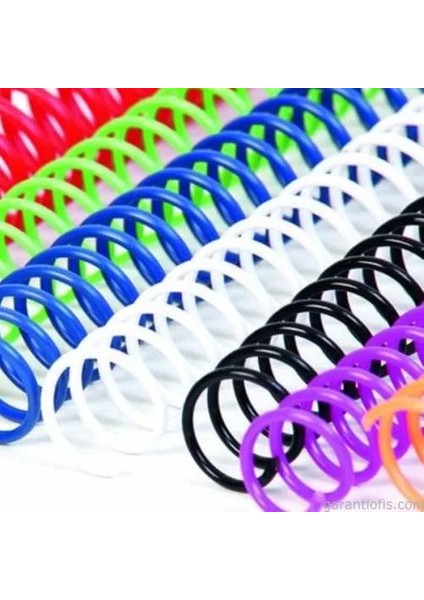 Coil 10 mm Beyaz Pvc 4 : 1 Helezon Spiral 60 Yaprak Kapasiteli