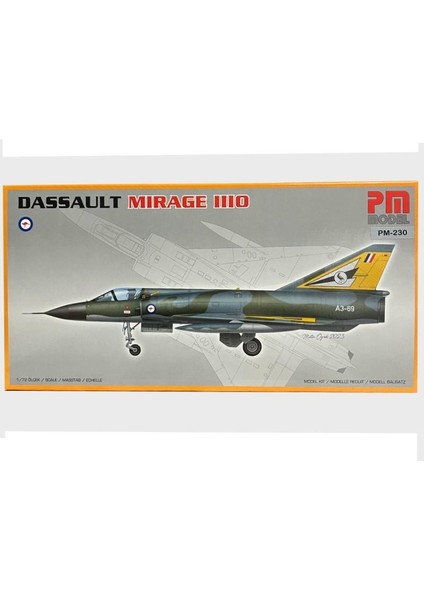 Dassault Mirage Iii O Pm Model Avustutala Akro Tim Demonte Plastik Maket