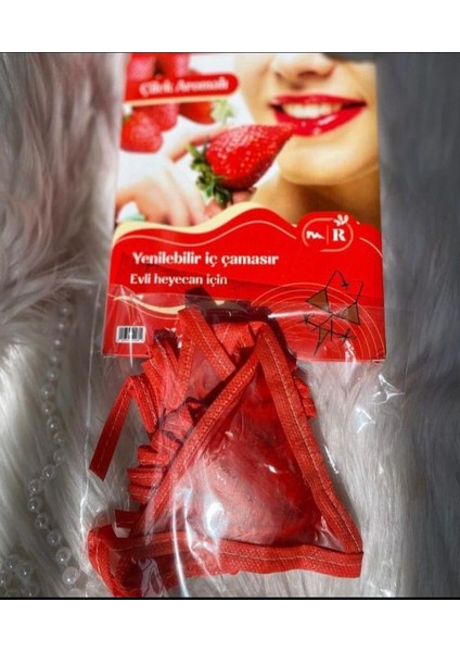 Yenilebilir Meyve Aromalı Iç Çamaşır Takım