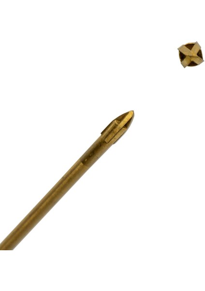 6170 Ok Tipi 4 Elmaslı Cam Fayans Delme Matkap Ucu 4 mm