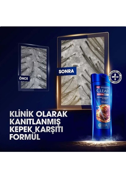 Men Saç Dökülmesine Karşı Şampuan 350 ml 3'lü Paket