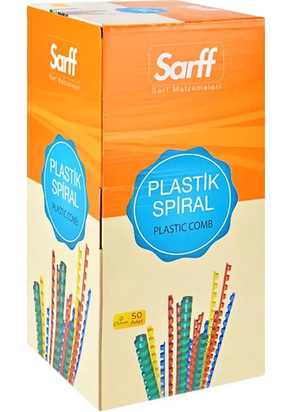 Plastik Spiral 25 mm Siyah 50'li 15312062