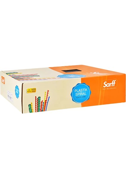 Plastik Spiral 16 mm Mavi 100'lü 15312037