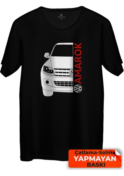 Çakılap Vw Amarok Baskılı T-Shirt Unisex Premium Kalite (Rgl-Otmbl-Vw)