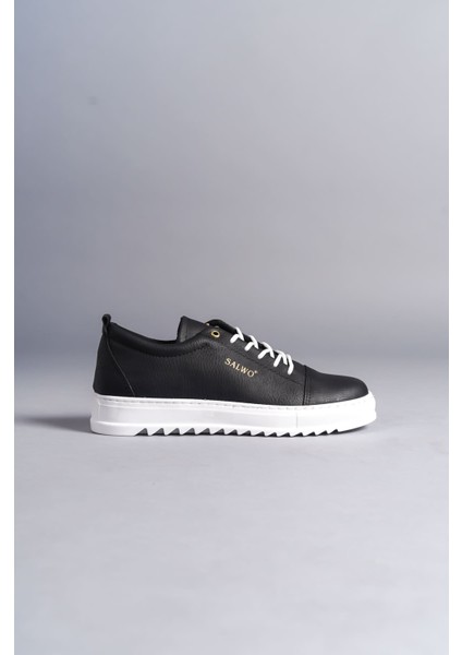 SLW152 Cool Bağcıklı Cilt Erkek Günlük Spor Klasik Ayakkabı Bt Siyah fırsatları
