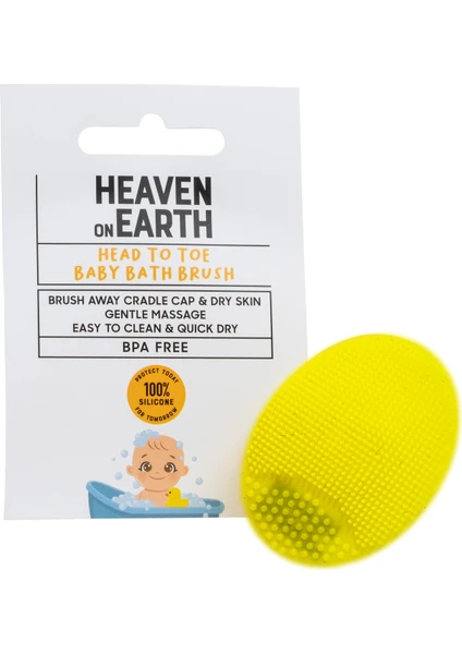 Heaven On Earth Silikon Bebek Banyo ve Konak Tarağı Bpa Içermez