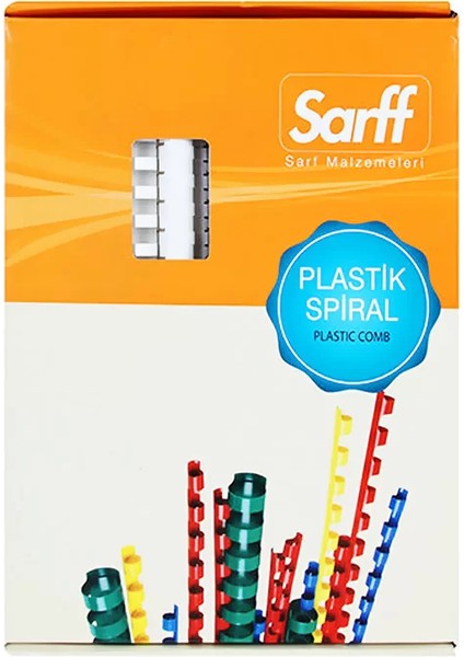 Plastik Spiral 6 mm Siyah 100'lü 15312006