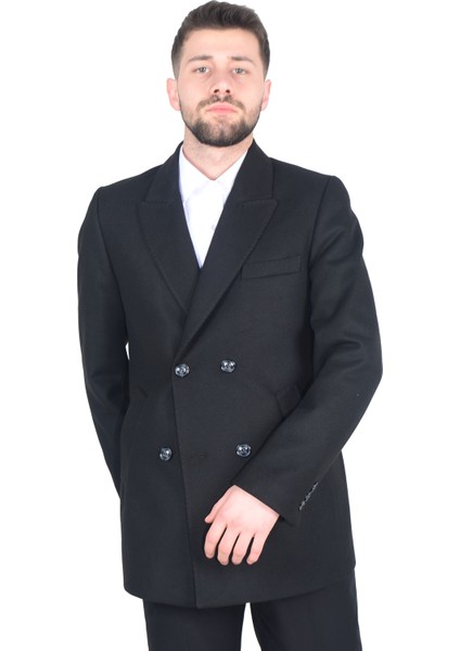 Cengiz Inler Kısa Kruvaze Erkek Kaşe Kaban modelleri