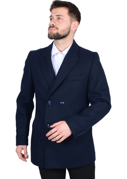 Cengiz Inler Kısa Kruvaze Erkek Kaşe Kaban fiyatları