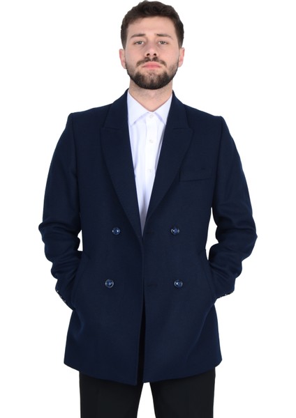 Cengiz Inler Kısa Kruvaze Erkek Kaşe Kaban modelleri