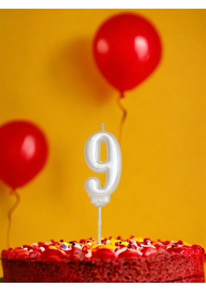 Pasta Mumu 9 Rakam Mum Beyaz fiyatları