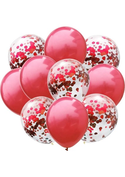 Balon Pulu Metalize Pul Konfeti Kırmızı fiyatları