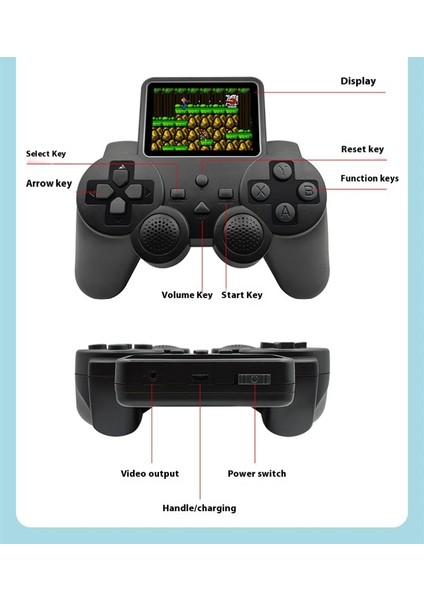 S10 Gamepad Retro Oyun Konsolu 520 Klasik Oyun Yüklü Tv'ye Bağlanabilir fiyatları