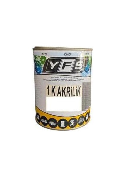 1k Akrilik Beyaz Boya 800ML