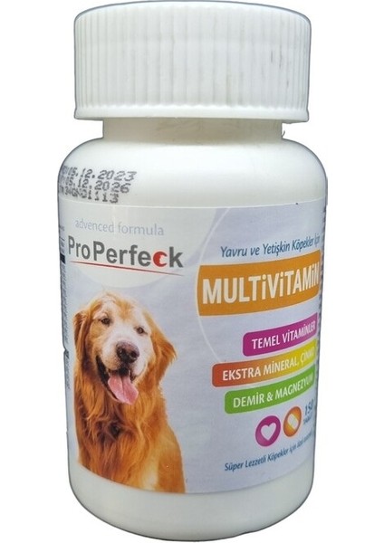 Köpek Multivitamin 150 Tablet