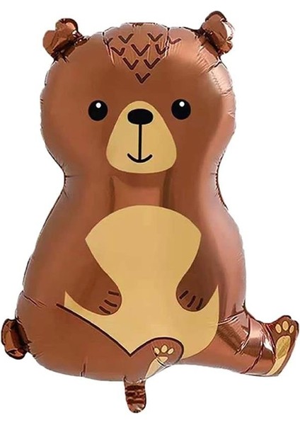 Ayıcık Folyo Balon Ayı Şekilli Parti Balonu 65 cm