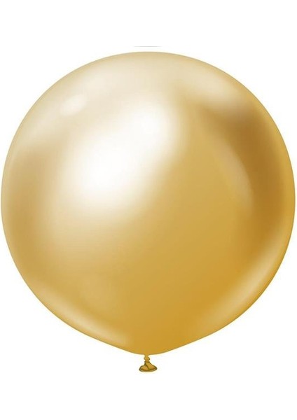 Gold Krom Jumbo Balon 18 Inc - 45 Cm.