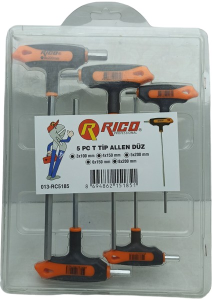 5 Pc T Tip Allen