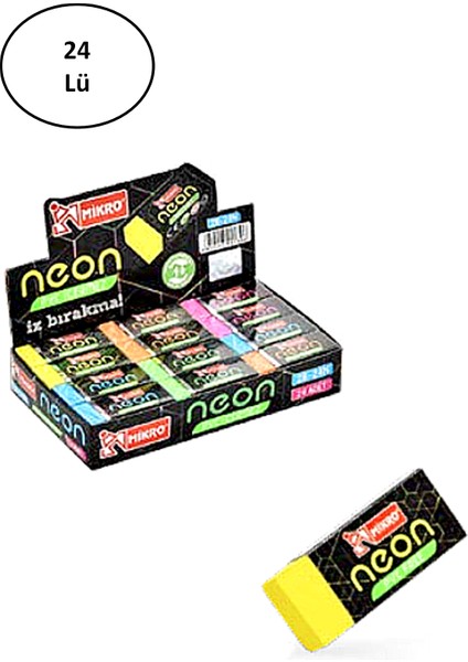 2B-24N Neon Soft Silgi 24'lü Paket