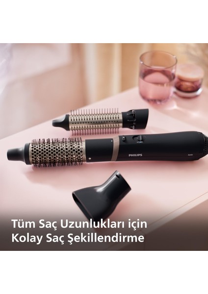 Saç Şekillendirme ve Kurutma Seti BHA301/00, Argan Yağı Seramik Kaplama,+3 Aparat, 3 Isı ve Hız Ayarı Alithestereo modelleri