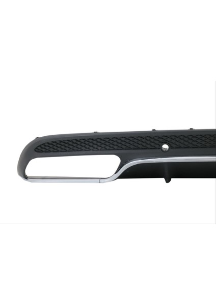 Mercedes Uyumlu W205 C Serisi Gümüş (Silver) Difüzör ve Egzoz Seti (Amg Sedan - Krom Trim) fiyatları