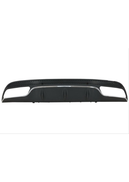 Mercedes Uyumlu W205 C Serisi Gümüş (Silver) Difüzör ve Egzoz Seti (Amg Sedan - Krom Trim) fırsatları