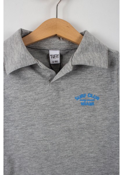 Erkek Çocuk Surf Club Yazı Şortlu Takım