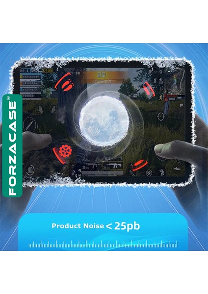 Xiaomi Black Shark 5-5 Pro Uyumlu 5500 Rpm Kablolu Rgb Işıklı Manyetik Soğutucu Fan FC560 fırsatları