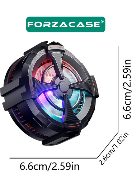 Xiaomi Black Shark 5-5 Pro Uyumlu 5500 Rpm Kablolu Rgb Işıklı Manyetik Soğutucu Fan FC560 indirimleri