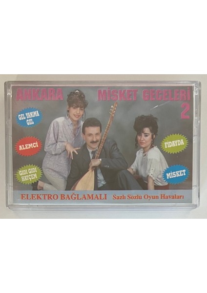 Ankara Misket Geceleri 2 Kaset (Orjnal Dönem Baskı Kaset)