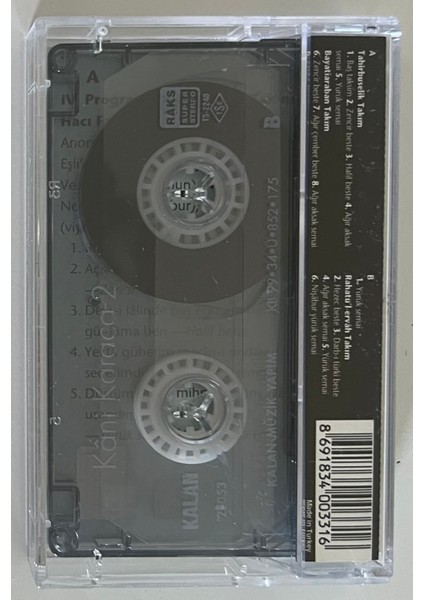 Kani Karaca 2 Kaset (Orjnal Dönem Baskı Kaset)