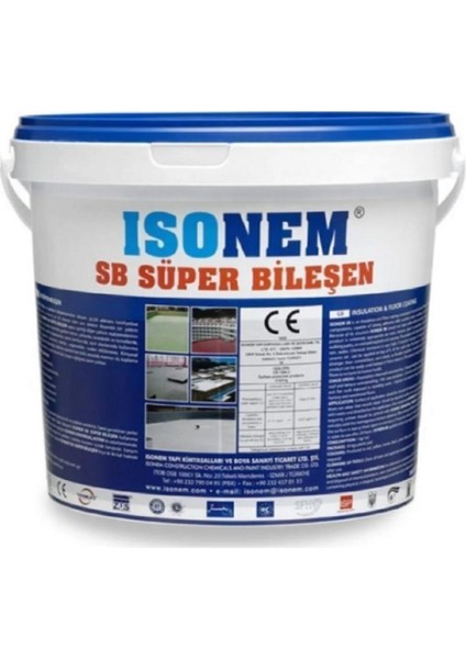 Isonem Sb Süper Bileşen Su Yalıtım Boyası 10 kg Beyaz