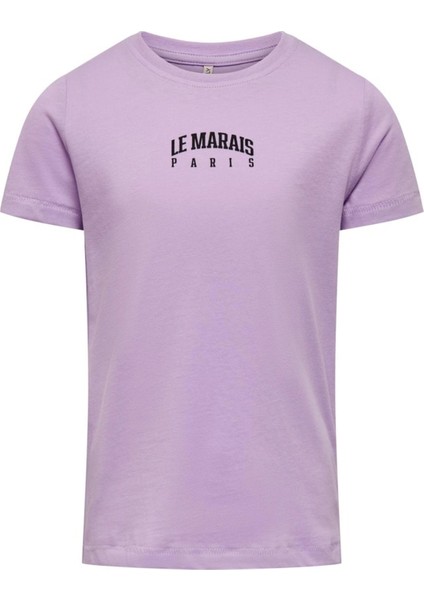 Kogsally Reg S/s Avenue Top Box Jrs Kız Çocuk Mor T-Shirt - 15302803